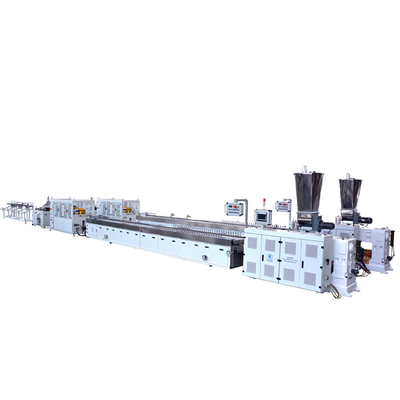 주문 플라스틱 PVC 프로필 진압 기계 PLC 제어 시스템 시멘스 모터 online manufacture