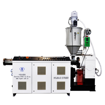 주문 중국 제조 PVC HDPE PE PPR PS ABS 단일 나사 추출기 SJ65/30 37kw 110kg/h 효율적인 터크 기어 박스 online manufacture