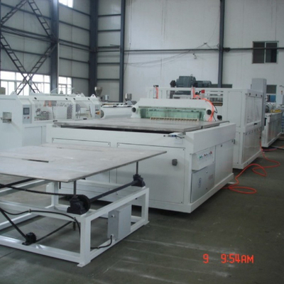 주문 WPC 도어 압출 생산 라인, PVC 목재 플라스틱 복합 도어 패널 제조 기계 online manufacture