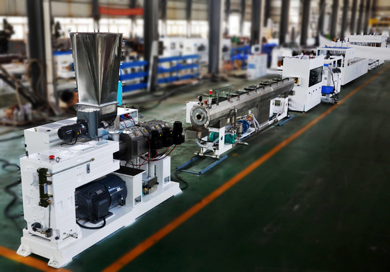 주문 첸젠 HYPET 고효율 고속 110-200 PVC 파이프 생산 라인 online manufacture