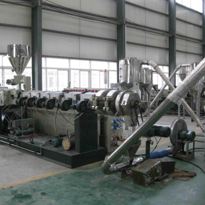 주문 Shenzhen HYPET PVC Pelletizing Line With Twin Conic Extruder / PVC Granules Making With Conic Twin Screw Extruder Machine online manufacture