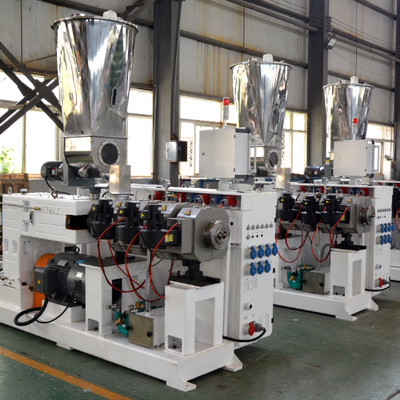 주문 첸젠 HYPET 80/156 In 55kw 모터 PVC 추출기 기계 트윈 코닉 스크루 추출기 online manufacture