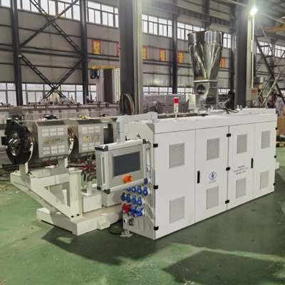 주문 Shenzhen HYPET PS65/75/90/110/112/125/130/150/160 Parallel Twin Screw Plastic Extruders online manufacture