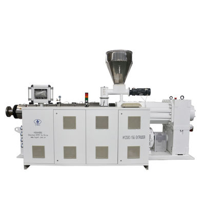 주문 PVC 쌍 나사 플라스틱 생산 장비 이중 나사 추출기 기계 HYZS80/156 55kw 550kg/h online manufacture