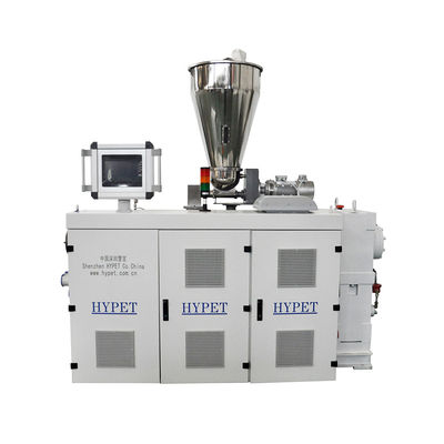 주문 30KW 모터 파워 트윈 스크루 추출기 ZS55/120 UPVC CPVC OPVC 소프트 하드 PVC 4 난방 구역 출력 280kg/h online manufacture