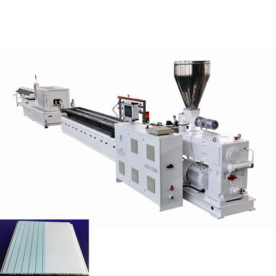 주문 450-600mm PVC 지붕 벽 천장 장식 패널 제조 기계 쌍 나사 추출기 HYZS80/156 55kw online manufacture