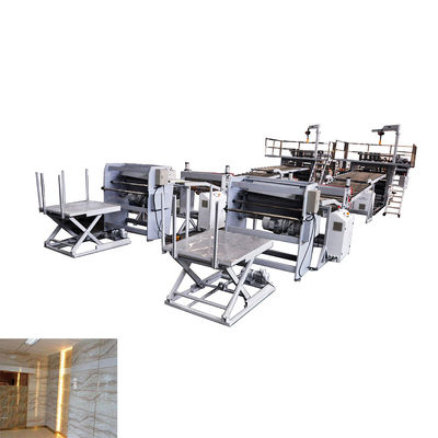 주문 UV 코팅 최대 폭 1220년을 가진 대리석 돌 Pvc 장 밀어남 선 online manufacture