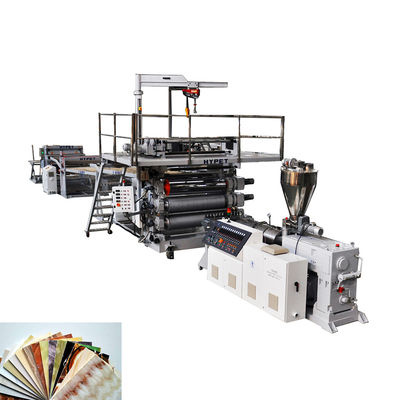 주문 원추 이축압출（성형）기 80/156 3m/Min 500 - 600KG/H와 인공 대리석 스톤 시트 압출 라인 online manufacture