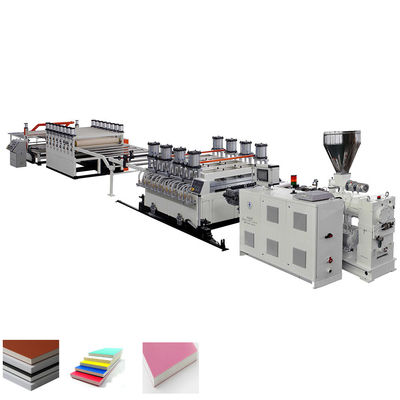 주문 WPC PVC 폼 보드 플라스틱 시트 엑스트루더 기계 전기 난방 online manufacture