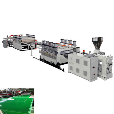주문 5 밀리미터부터 20 밀리미터까지 Ｔ 다이와 경질플라스틱판 압출 기계 online manufacture