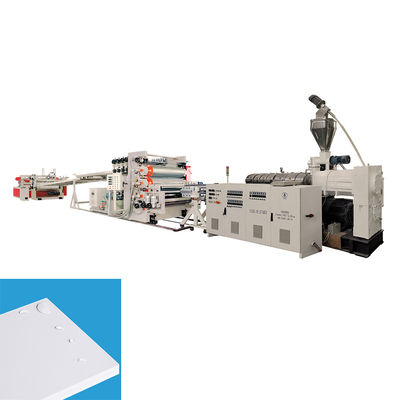 주문 플라스틱 장 밀어남 기계/Pvc 장 밀어남 선 1220년 x 2440년 online manufacture