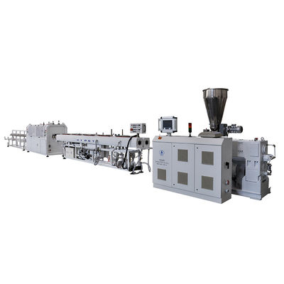 주문 기계를 만드는 PVC 20mm - 63mm 전기 도관 파이프 두 배 물가 online manufacture