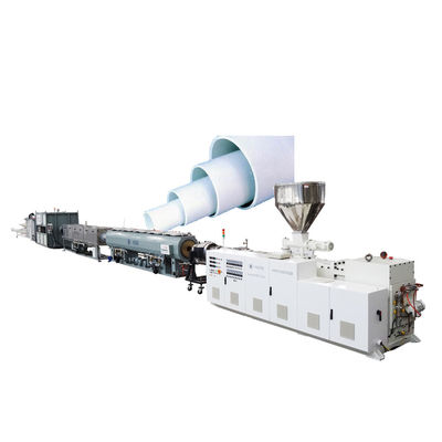 주문 700 킬로그램 / Ｈ 보다 더 ZS80/173 쌍 스크루 압출량과 경질 염화비닐관 압출 라인 online manufacture