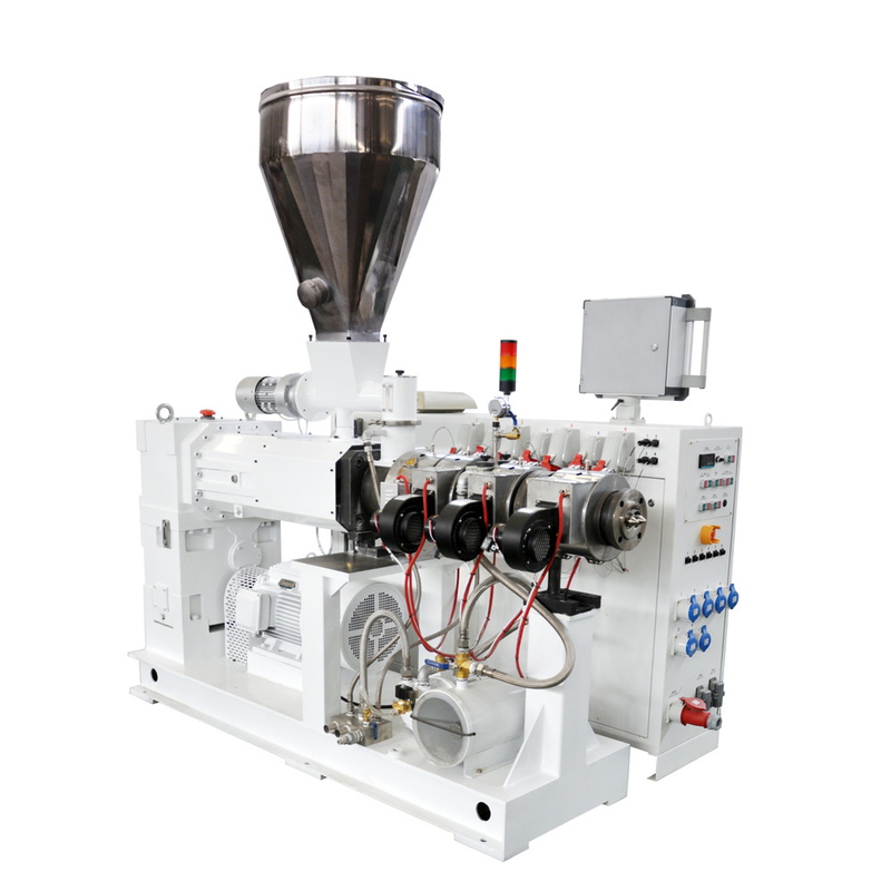 그레이스 기계 65/132 PVC 프로파일 / 파이프에 대한 피침형 이중 쌍 나사 extruder