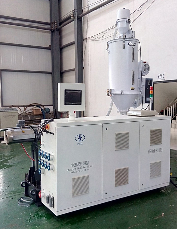 LDPE HDPE PPR ABA/ABC 복합 파이프 제조 기계 HYSJ60/38 55kw 플라스틱 단일 나사 추출기 5 난방 구역