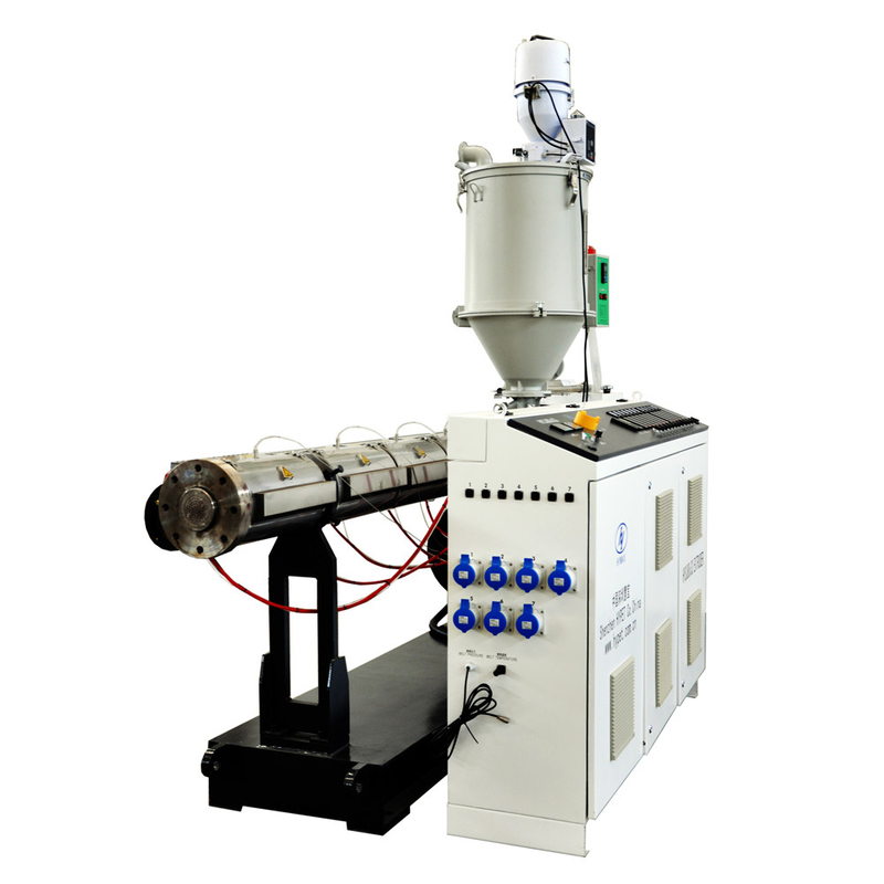 중국 제조 PVC HDPE PE PPR PS ABS 단일 나사 추출기 SJ65/30 37kw 110kg/h 효율적인 터크 기어 박스