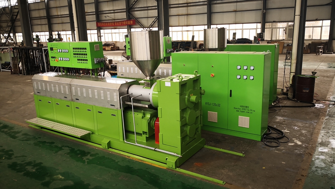 새로운 모델 SJ120/30 90kw 추출 Tpu 색상 마스터배치 펠릿 프로필 밀폐기 부드러운 PVC 밀폐지 스트립 단일 나사