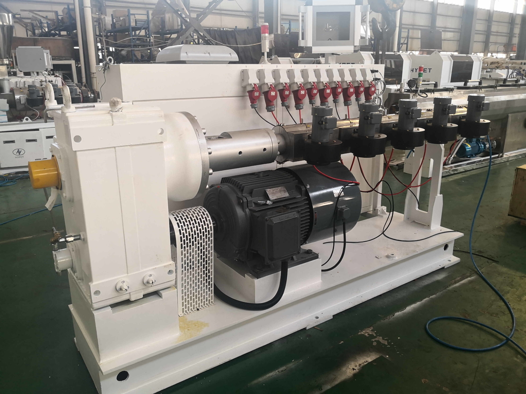 칼슘 탄산 마스터배치 PE LDPE PP HDPE 단일 나사 플라스틱 추출기 기계 SJ150/30 160kw 출력 450kg/h