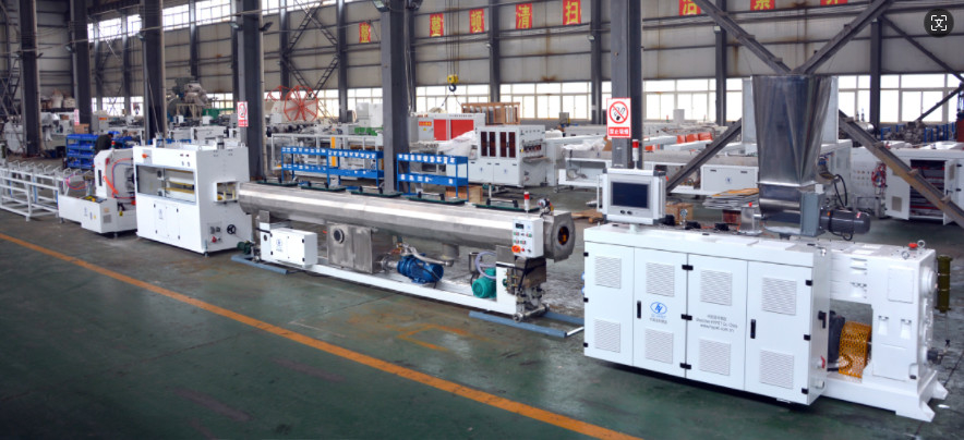 고속 효율적인 작업 3''- 6''PVC 파이프 생산 라인 HYZS80/156 코닉 트윈 스크루 extruder