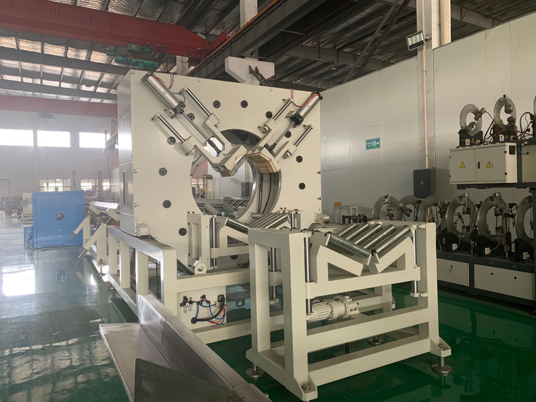 400mm -1000mm 플라스틱 HDPE PE 파이프 제조 기계 생산 라인 큰 단일 나사 추출기 SJ150/38 모터 400kW 및 출력 1400kg/h