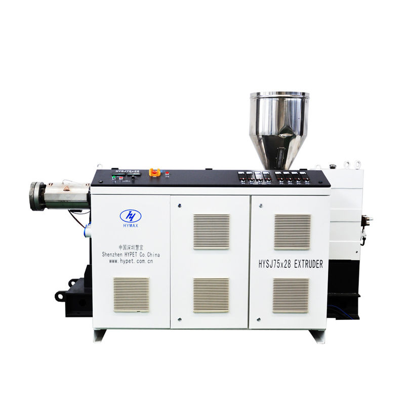 다층 PPR/HDPE/LDPE/PPH 파이프 제조 플라스틱 엑스트루더 HYSJ75/38 90kw 360kg/h