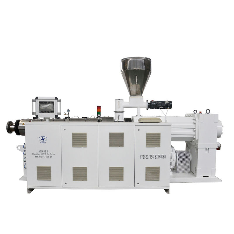 PVC 쌍 나사 플라스틱 생산 장비 이중 나사 추출기 기계 HYZS80/156 55kw 550kg/h