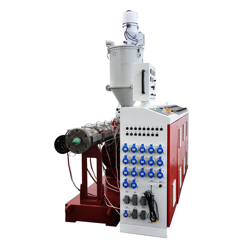 높은 출력 PE HDPE 생산 기계 출력 90kg/h SJ55/30 모터 30kw를 위한 단일 나사 추출기