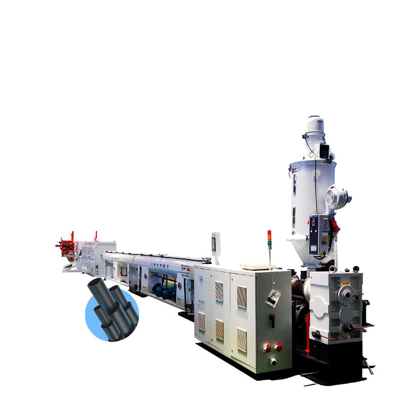 HDPE 파이프 압출 기계 / PE 파이프 생산 라인 속도는 12m/Min Dia110mm에 도달합니다