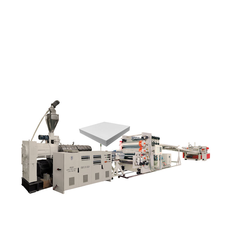 zs80/156를 가진 Pvc 거품 장 밀어남 기계/PVC 거품 널 생산 라인 1220년