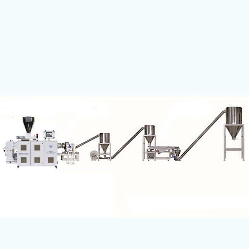 목재 플라스틱 복합 혼합 펠렛 extruder HDPE / LDPE / PP / PET 펠렛 만드는 기계, PVC WPC 곡물 만드는 기계
